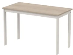 Table bureau rectangulaire - Naya - 120 x 60 cm - structure hêtre teinté