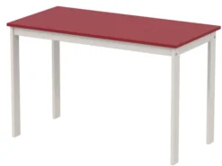 Table bureau rectangulaire - Naya - 120 x 60 cm - structure hêtre teinté