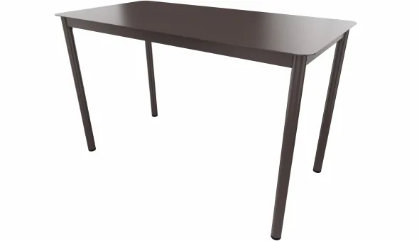 Table bureau rectangulaire - Steel - l. 120 x pr. 60 cm -