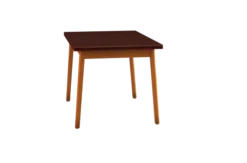 Table carrée - Lagune - l. 100 x pr. 100 cm - piétement massif