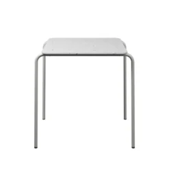 Table carrée Mahaut 69 x 69 x h. 75 - plateau PS 100% recyclé - piétement époxy
