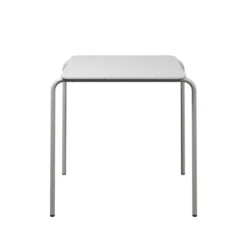 Table carrée Mahaut 69 x 69 x h. 75 - plateau PS 100% recyclé - piétement époxy
