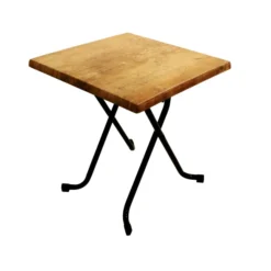 Table carrée rabattable Lorraine - 60 x 60 cm - plateau stratifié moulé