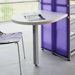 Table de bout de travée double face Majeo - avec kit pour habillage