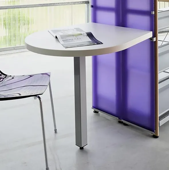 Table de bout de travée double face Majeo - avec kit pour habillage