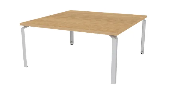 Table de réunion carrée 8 places Epure - l. 160 x pr. 160 cm - 4 pieds