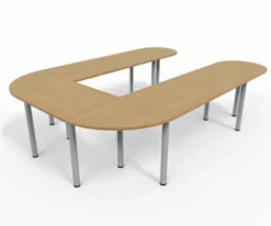 Table de réunion en U 9 places Corial - l. 292 x pr. 212 cm - 12 pieds