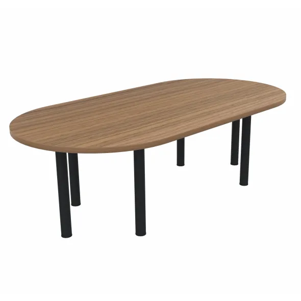 Table de réunion oblongue 6 à 8 places Amphitéo - 6 pieds