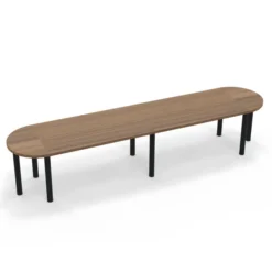 Table de réunion oblongue 10 places Amphitéo - 8 pieds