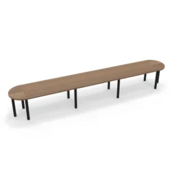 Table de réunion oblongue 14 places Amphitéo - 10 pieds