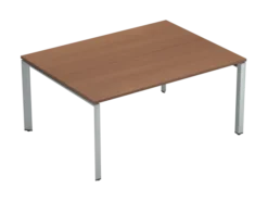 Table de réunion rectangulaire placage bois 8 places FrameOne II Manager - l. 160 x pr. 120 cm - piétement arche