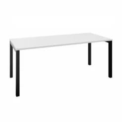 Table de réunion rectangulaire 6 places Arial - l. 180 x pr. 80 cm - 4 pieds