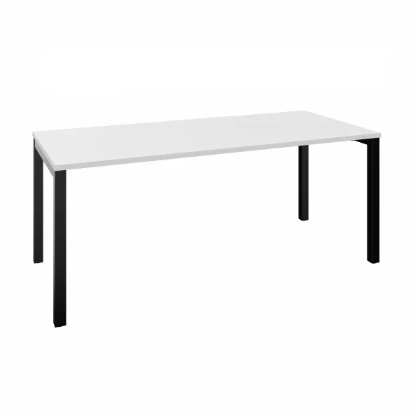 Table de réunion rectangulaire 6 places Arial - l. 180 x pr. 80 cm - 4 pieds