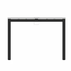 Table de réunion rectangulaire 8 places Arial - l. 200 x pr. 100 cm - 2 obturateurs - piètement arche