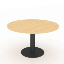 Table de réunion ronde 4 places Amphitéo - piétement central