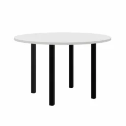 Table de réunion ronde 4 places Arial - Ø 120 cm - 4 pieds