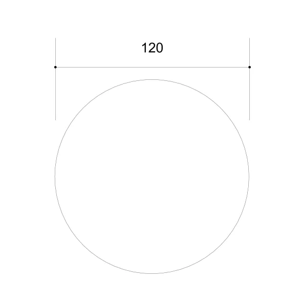 Table de réunion ronde 4 places Arial - Ø 120 cm - 4 pieds