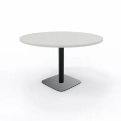 Table de réunion ronde 4 places Arial - Ø 120 cm - piètement central