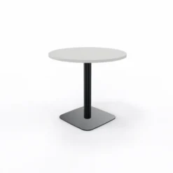 Table de réunion ronde 2 places Arial - Ø 80 cm - piètement central