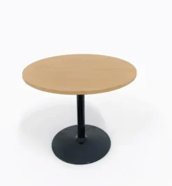 Table de réunion ronde 4 places Corial - Ø 100 cm - piétement central