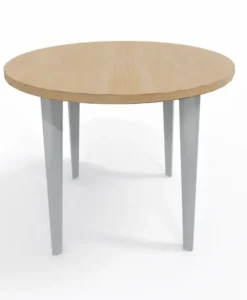 Table de réunion ronde 4 places Evidence - Ø 100 cm - 4 pieds - délai court