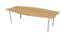 Table de réunion tonneau 10 places Epure - l. 240 x pr. 120 cm - 4 pieds