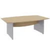 Table de réunion tonneau 6 à 8 places Majesty - l. 200 x pr. 100 cm - pieds panneaux