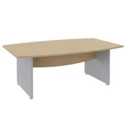 Table de réunion tonneau 6 à 8 places Majesty - l. 200 x pr. 100 cm - pieds panneaux