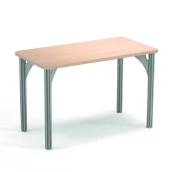 Table de tri Trimod - 120 x 62 cm - 4 pieds fixes - prestation en option