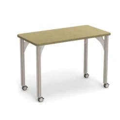 Table de tri Trimod - 120 x 62 cm - 4 pieds sur roulettes - prestation en option