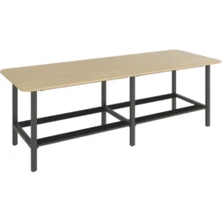 Table double haute rectangulaire 14/16 places Workbench - l. 362,2 x pr. 120 cm
