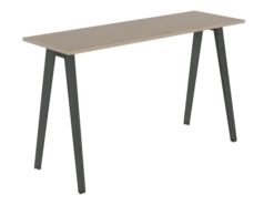 Table haute B Free - 180 x 60 cm - piétement métallique