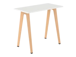 Table haute B Free - 120 x 60 cm - piétement bois