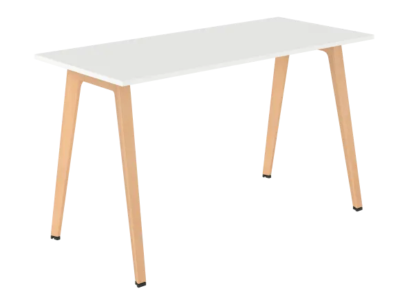 Table haute B Free - 180 x 80 cm - piétement bois