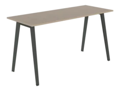 Table haute B Free - 200 x 80 cm - piétement métallique