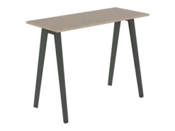 Table haute B Free - 140 x 60 cm - piétement métallique