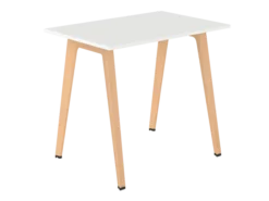 Table haute B Free - 120 x 80 cm - piétement bois
