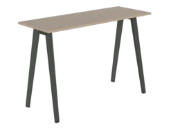 Table haute B Free - 160 x 60 cm - piétement métallique