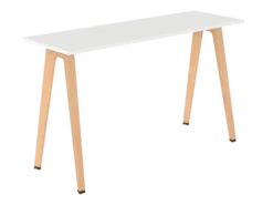 Table haute B Free - 180 x 60 cm - piétement bois