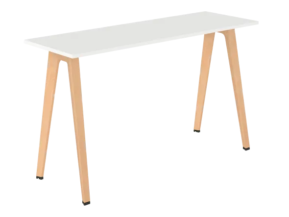 Table haute B Free - 180 x 60 cm - piétement bois