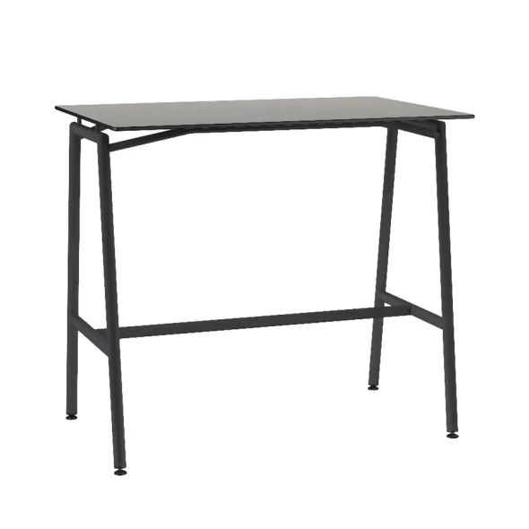 Table haute Ella - 120 x 80 cm - 4 pieds