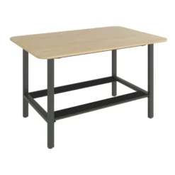Table haute rectangulaire 6/8 places Workbench - l. 180 x pr. 120 cm