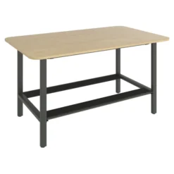 Table haute rectangulaire 8 places Workbench - l. 200 x pr. 120 cm