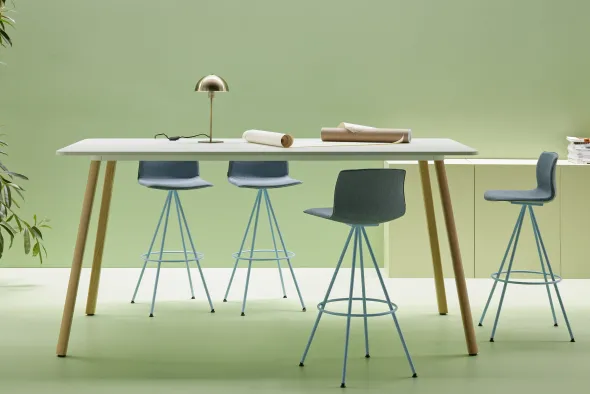 Table haute Tknika - 360 x 120 cm