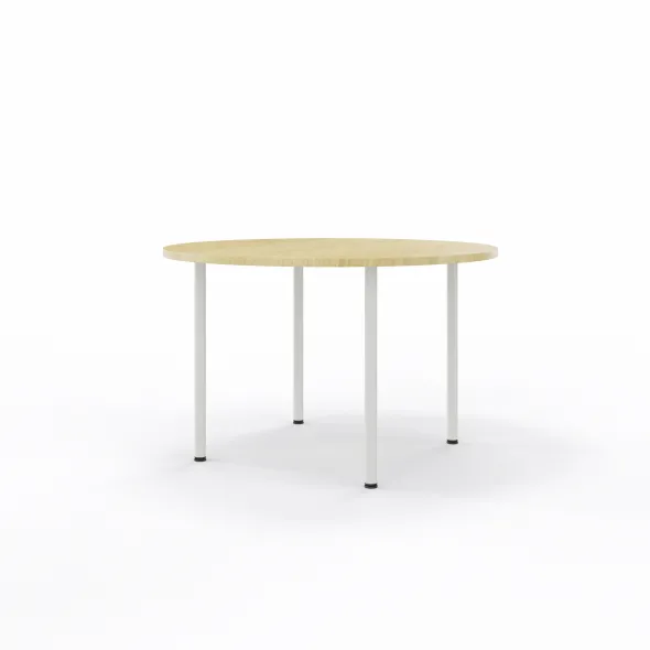 Table Hola Ø 120 cm - 4 pieds finition époxy