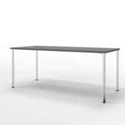 Table Hola 180 x 80 cm - 4 pieds finition chrome