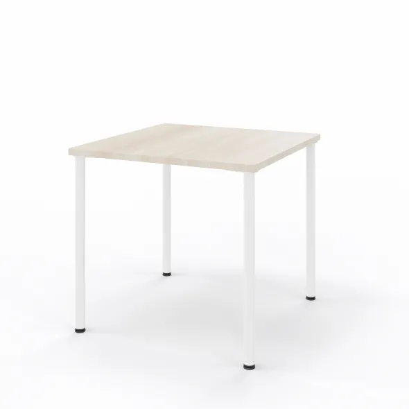 Table Hola 80 x 80 cm - 4 pieds finition époxy
