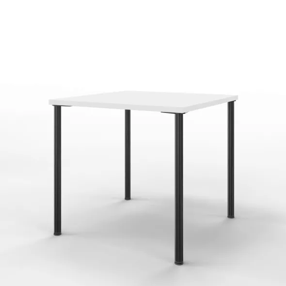 Table Hola 80 x 80 cm - 4 pieds finition époxy