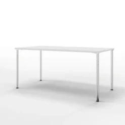 Table Hola 160 x 80 cm - 4 pieds finition chrome