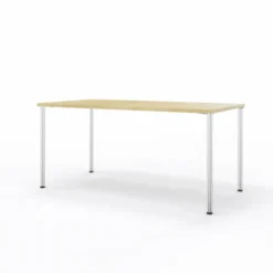 Table Hola 160 x 80 cm - 4 pieds finition chrome